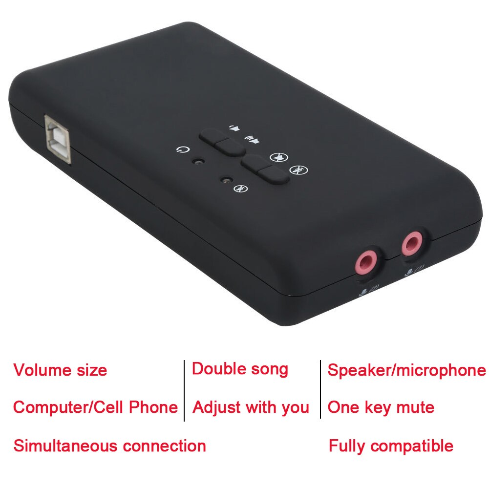 External Audio Recording Sound Card Playback Interface USB Surround Sound Optical Fiber Dynamic 7.1 Channel Stereo 3D Digital