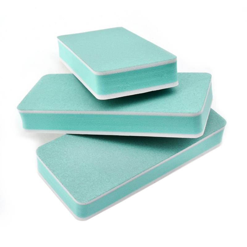 Conjunto profissional de polimento, bloco de lixa de unha colorido, tampão de bloco de polimento profissional, esponja de manicure para ajuste, ferramentas para arte em unhas, unissex com 10 peças