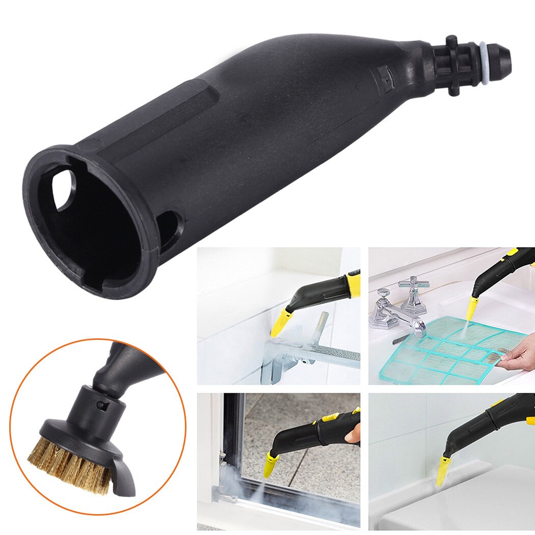 1*Detail Jet Nozzle For Karcher Steam Cleaner Point Jet Nozzle Complete Black SC Series Household Cleaning Toosl