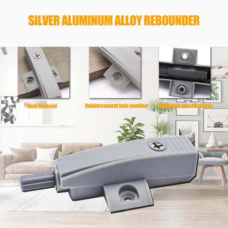 Kitchen Cupboard Door Stop Closer Stoppers Damper Buffer Cabinet Catches ABS Soft Quiet Close Closer Damper With Screws