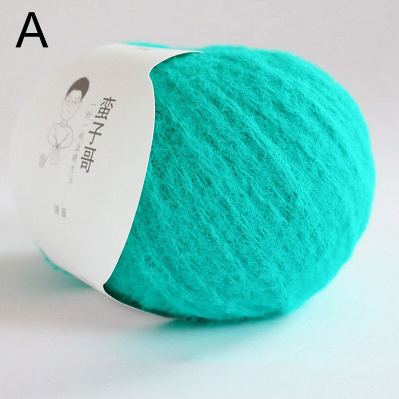 Fil de Mohair amour Angola 55G, fil fin tricoté à la main pour pull de bébé, laine douce au Crochet pour châle écharpe fil fin au Crochet: vert militaire