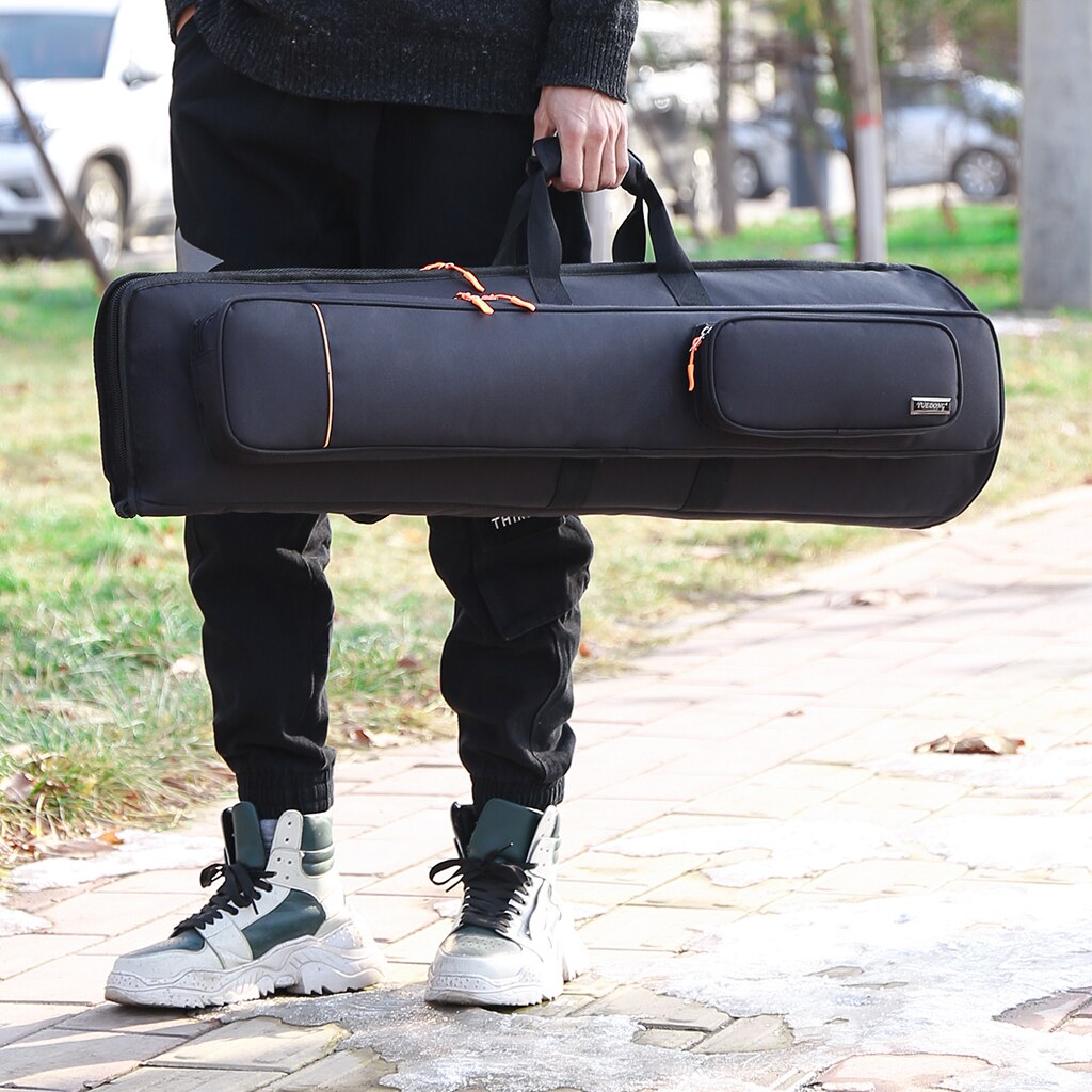 Lichtgewicht Tenor Trombone Gig Bag Muziekinstrument Case Dual Waterdichte 96Cm