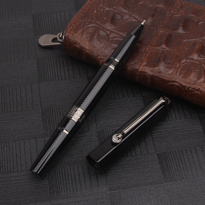 Edición de escritor, bolígrafo Rollerball, pluma estilográfica, Metal de negocios, Popular, de escritura para adultos, escuela y oficina: Azul marino / Multicolor