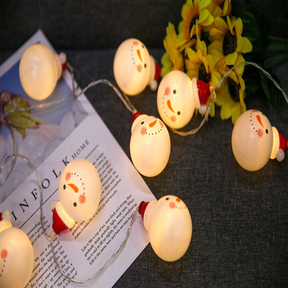 Christmas Snowman String Lights Decoration String Lights Christmas Home Garden Decoration String Lights