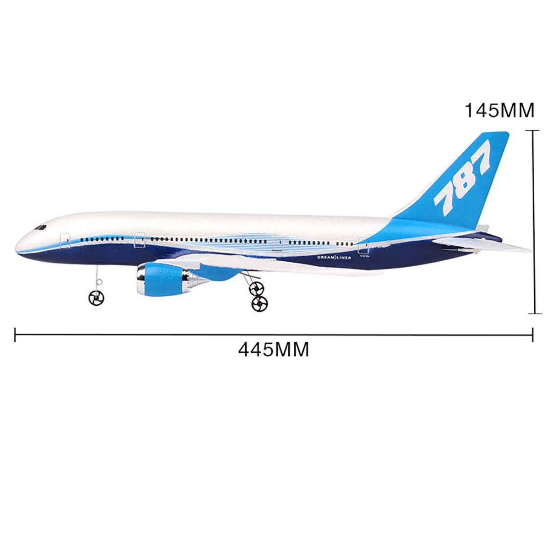 QF008 2,4G 3CH Simulierte Fernbedienung Fixed-Flügel EPP Flugzeug-GorNorriss EPP 550mm Spannweite 6-Achse gyro mit Licht Bar DIY Flugzeug
