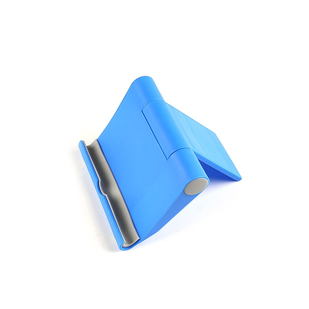 Universal- praktisch Halfter Stehen Verstellbare Schreibtisch Tablette Halfter Stehen Für iPhone Samsung Xiaomi Faltbare Tragbare Telefon Halfter: Blau
