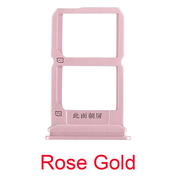 2 X Sim Card Tray Voor Vivo X9s Plus/X9 Plus/Y71: X9s Plus Rose Gold