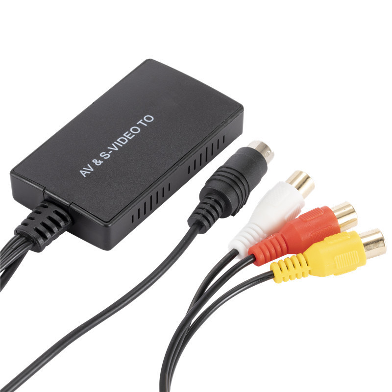 Convertisseur compatible S-vidéo vers HDMI, adaptateur compatible AV vers HDMI, convertisseur RCA 720p @ 60Hz pour DVD HDTV