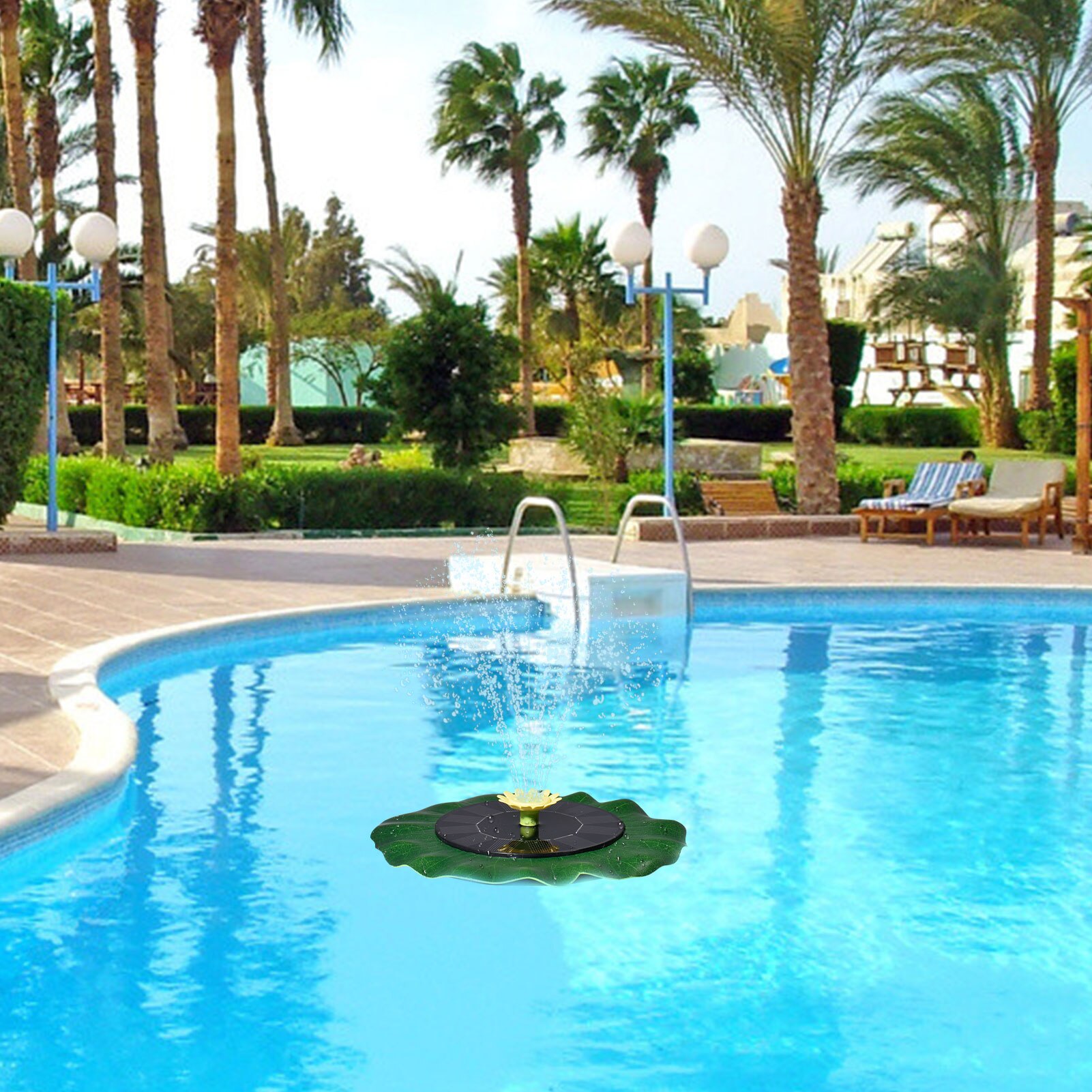 Led Drijvende Solar Fontein Tuin Fontein Zwembad Vijver Decoratie Zonnepaneel Powered Fontein Waterpomp Tuin Decoratie