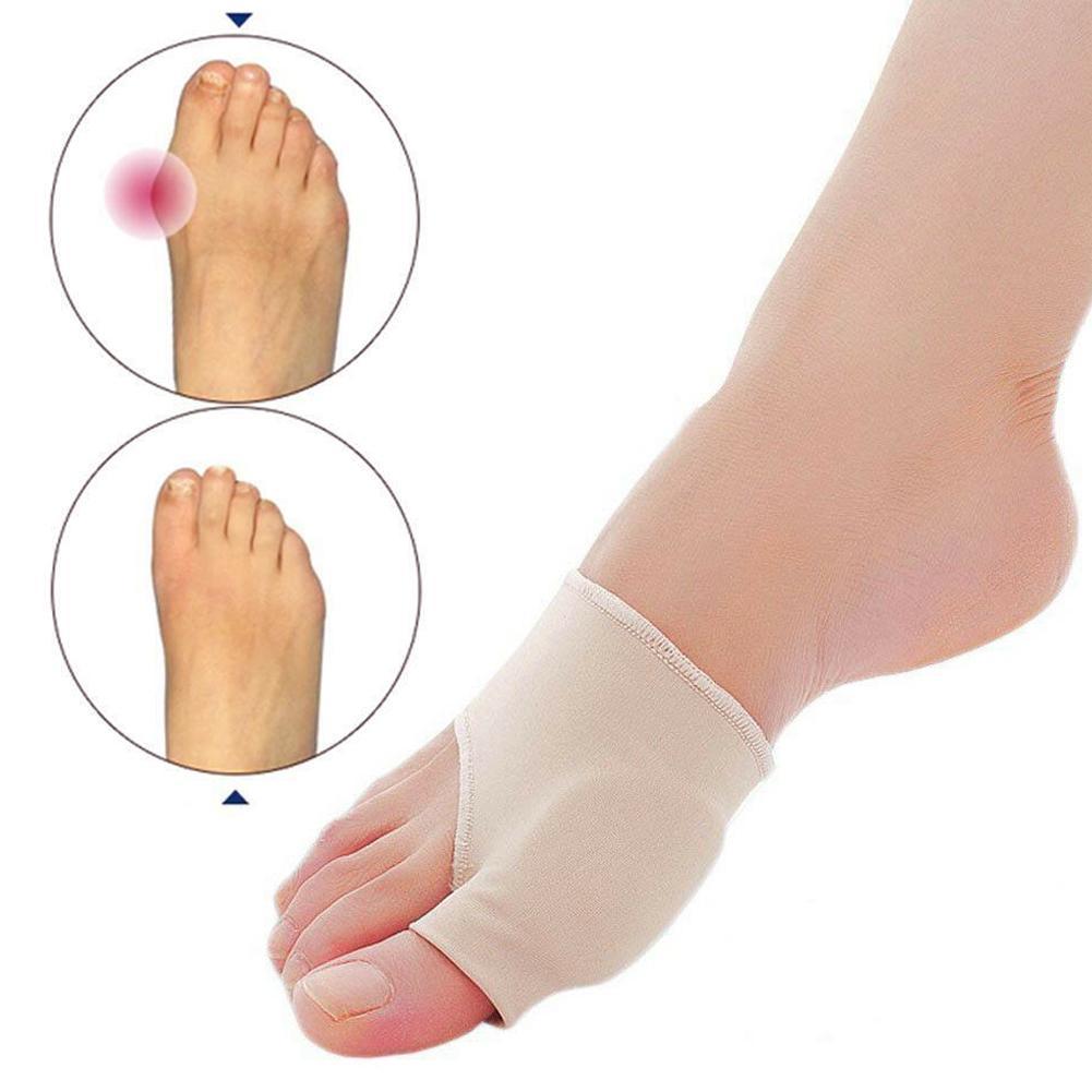 Storetå knyst skinne glattejern korrigerer fod smertelindring hallux valgus begge fødder terapi fodpleje let at have på