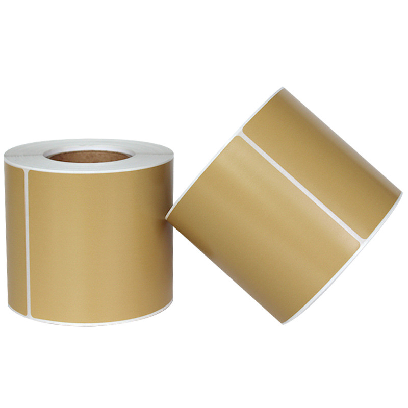 Direct Thermal Labels Roll 20mm-60mm Kraft Adhesive Thermal Barcode Sticker Label for Zebra Godex Gprinter Xprinter