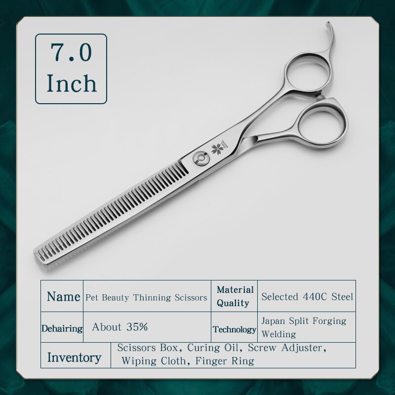 Cherry Pet Beauty tooth scissors 7-inch shaving sc... – Grandado