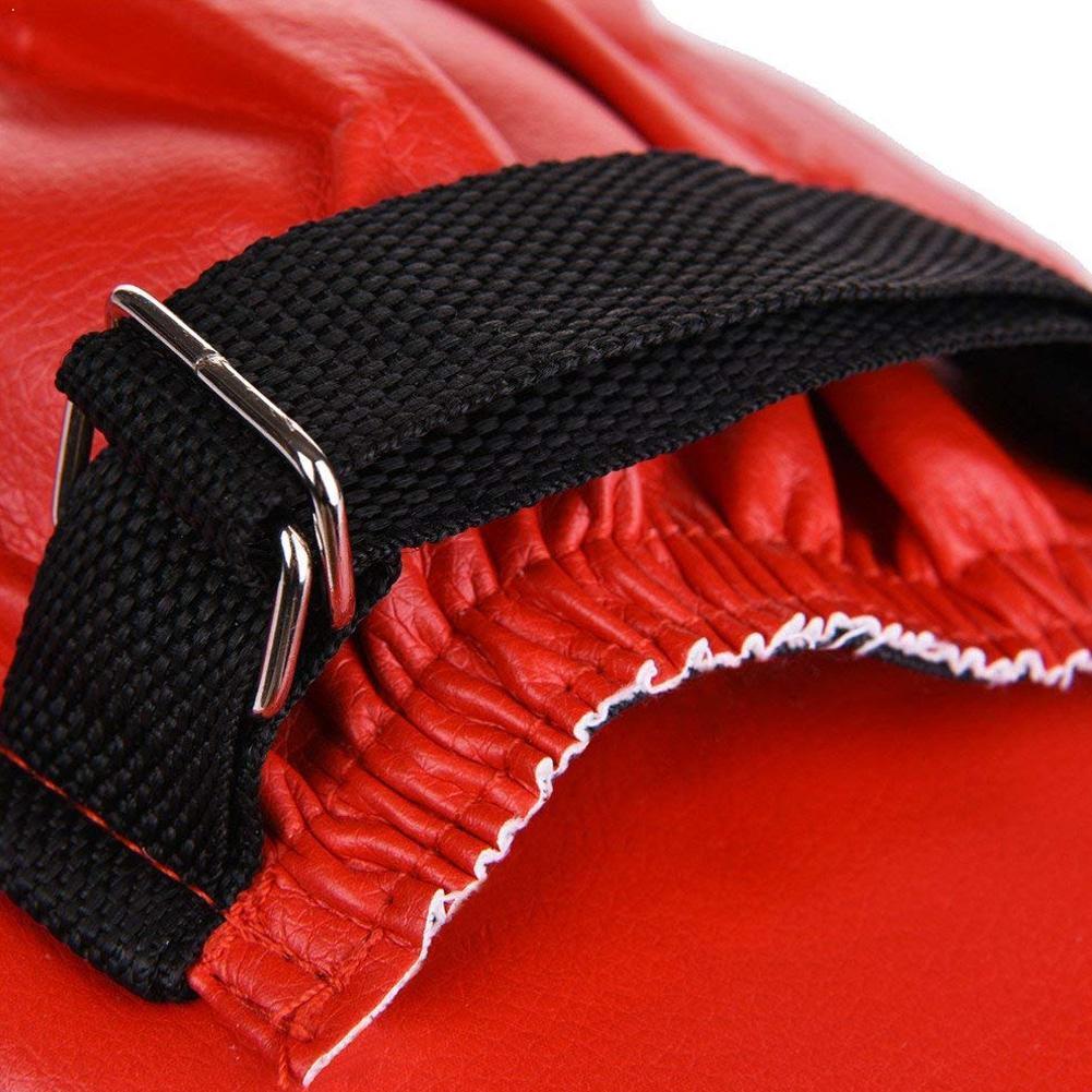 Arco de boxeo Muay Thai mano objetivo Sanda entrenamiento grueso bisel PU blanco dedo arco cinco Taekwondo Anti-sísmico pie T8T6
