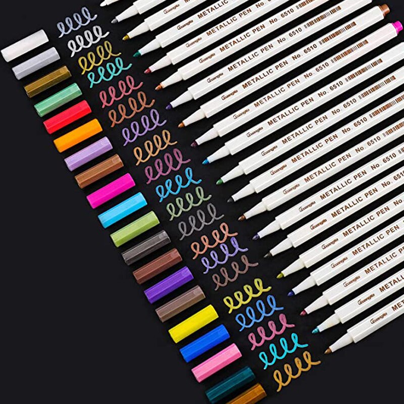 10 pièces/ensemble cire sceau stylo marqueur métallique peinture stylos pour bricolage artisanat Photo Album Art Rock peinture carte faisant du verre bois
