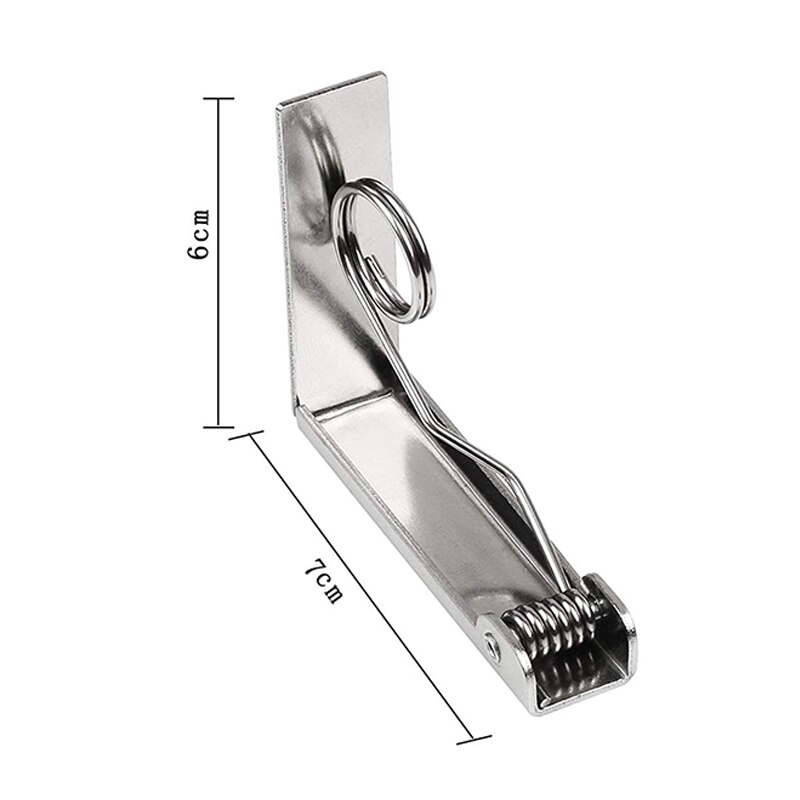 2 stk dukklemmer i rustfritt stål piknikborddukholder borddekselklemmer til hjemmet