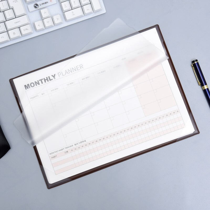 Desktop A4 maandelijkse schema Agenda planner organisator Maandelijkse dagelijkse Plan Notepad Voor jongens meisjes school kantoorbenodigdheden