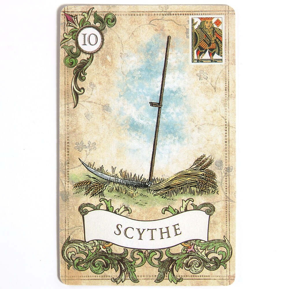 Special Style Old Style Lenormand Fortune Telling Cards Tarot Cards Board Games Oracle Tarot Cards with Guide Book