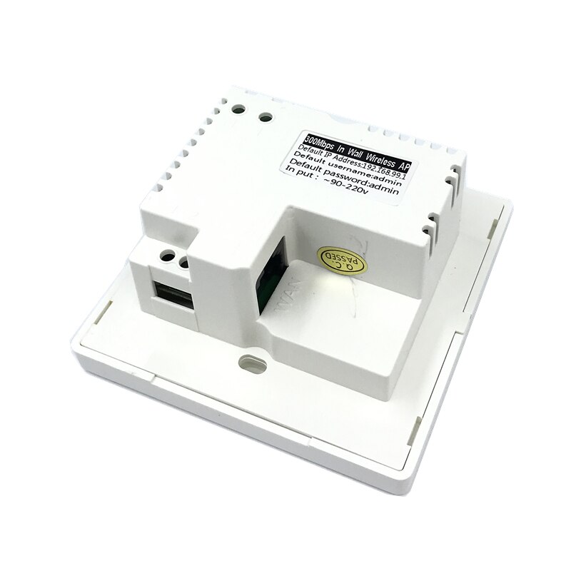 ANDDEAR White Wireless WiFi in Muur AP Hotel Kamers Wifi Cover Mini Wall-mount AP Router Access punt