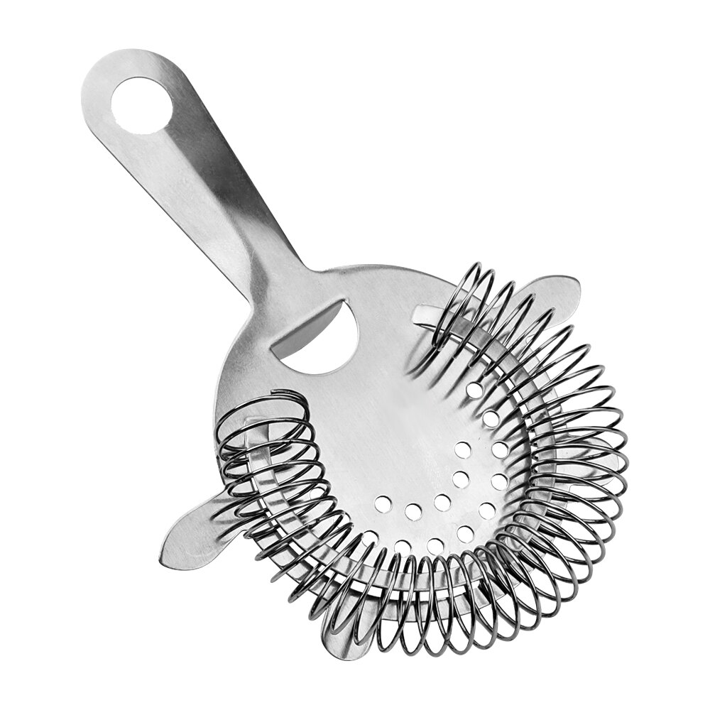 Bar Cocktail Strainer, Stainless Steel Ice Filter With Fine