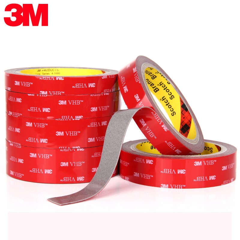 3Meters/Roll Car Double-Sided Adhesive Tape 3M VHB Strong Fixed Foam Non-Marking Tape For Car Width 6 8 10 12 15 20 30 40 50mm
