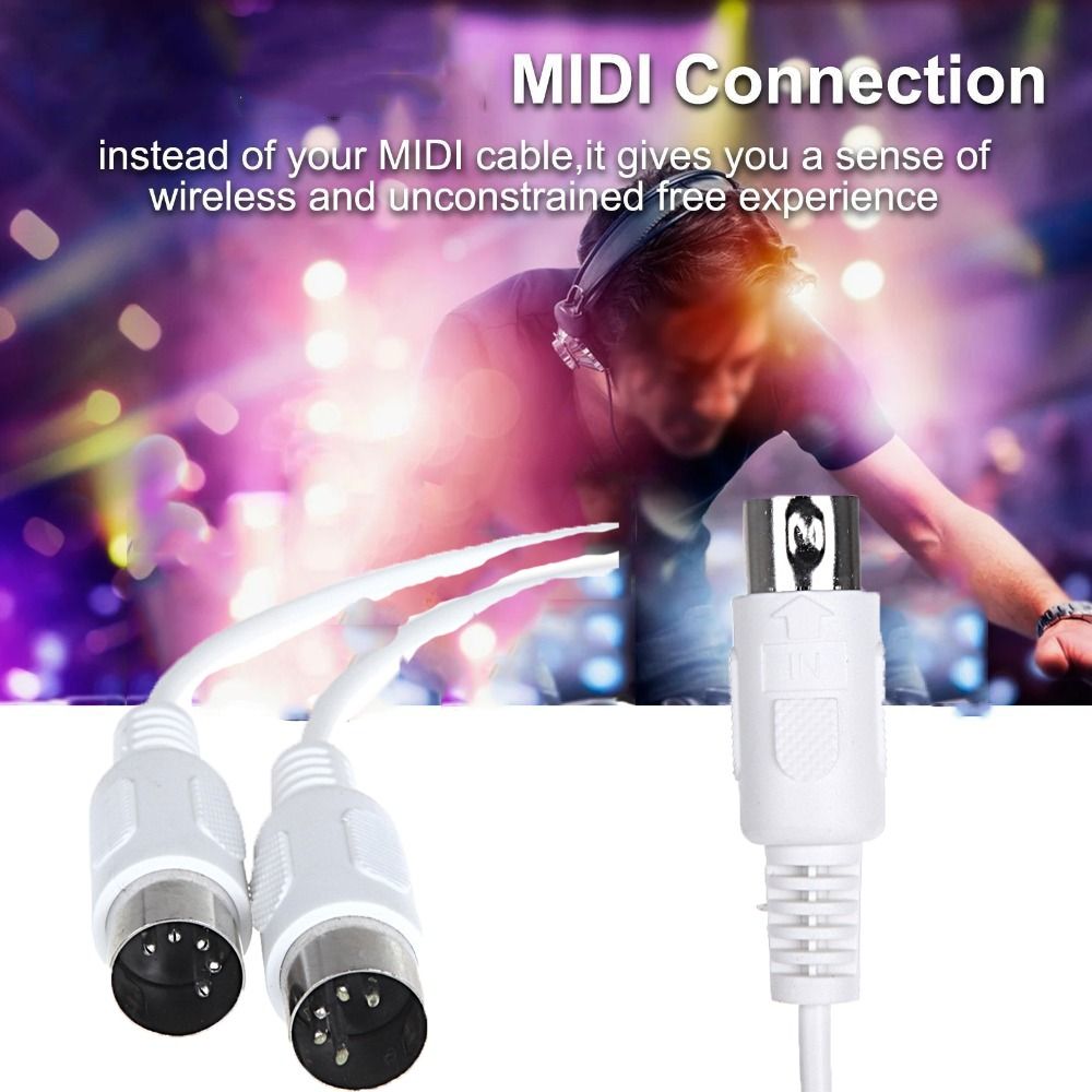Man Naar Man MIDI Kabel 5-Pin DIN Plug Koper MIDI Verlengkabel Muziek Gear Meerdere Lengtes Din-5pin M/M Kabel Adapter