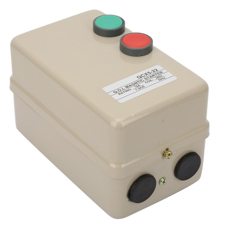 3 Phase Motor Magnetic Starter Synchronous with Motor AC380V 7.5KW Magnetic Starter