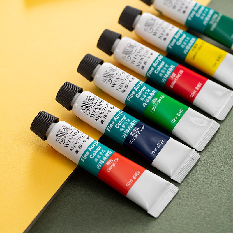 12 farben 10ML Rohr Acryl Farbe einstellen Für Leinwand Glas Stoff Farbe Nagel Kunst Zeichnung werkzeuge Für Künstler Studenten DIY Kunst Liefert