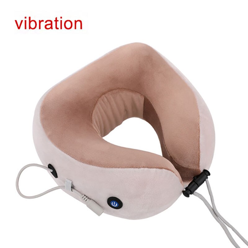 Oreiller De Voyage En U Avec Rangement - Coussin Cervical Portable, Velours Doux, Fermeture éclair - Pour Avion, Voiture, Train - 8