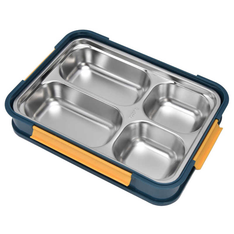 School Kantine Accessoire Grote Ruimte Capaciteit Brede Toepasbaarheid Verdeeld Dinner Tray Container Voor School Kantine