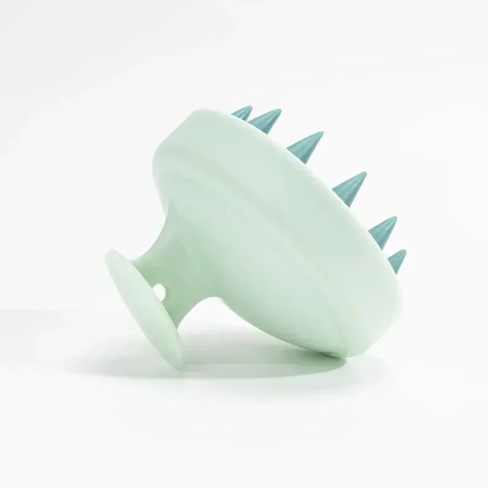 1 cepillo de champú de silicona para cabeza, peine para masaje del cuero cabelludo, peines para lavado de cabello, cepillos para masaje corporal para baño y ducha, herramientas de peluquería