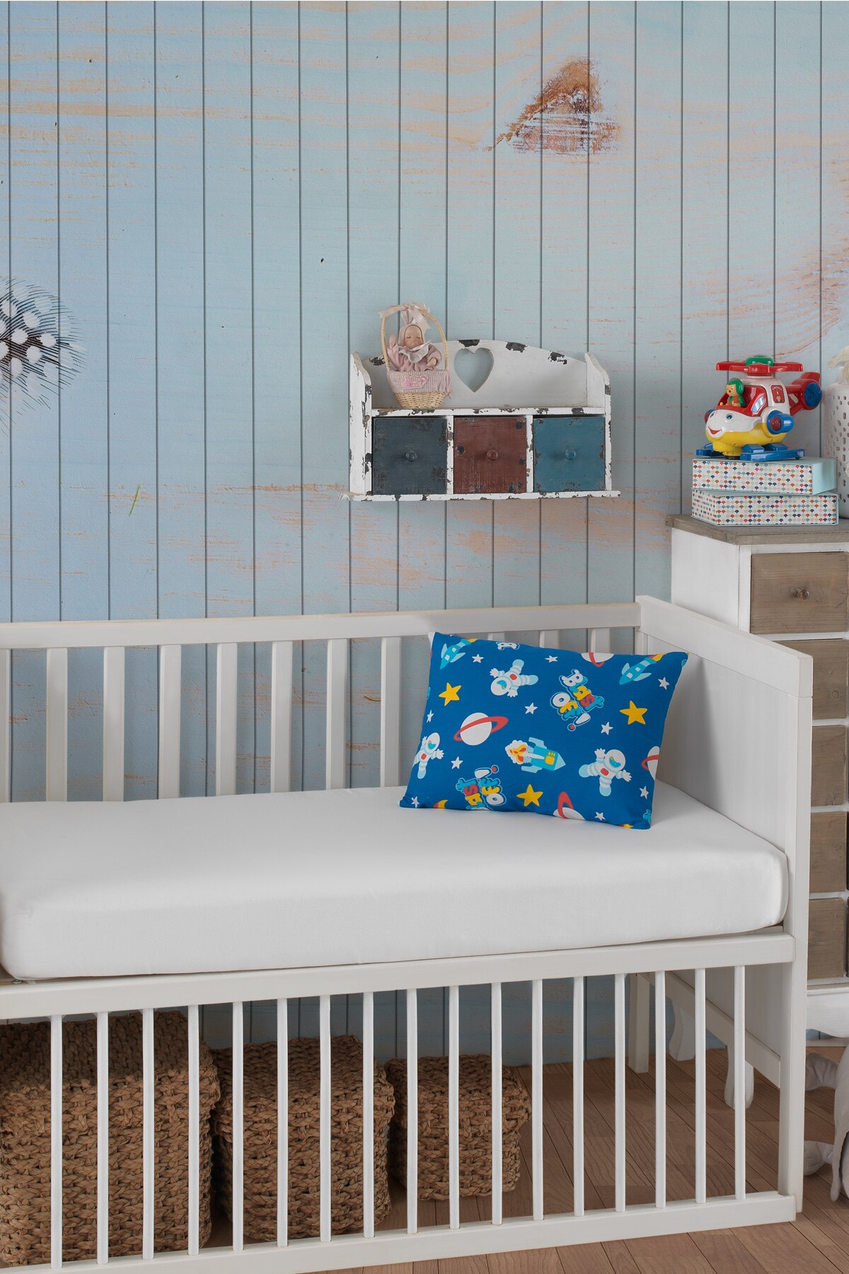 Lady Moda Baby Fitted Sheet Set 100% Cotton | 2 pcs Crib Fitted Sheet Set