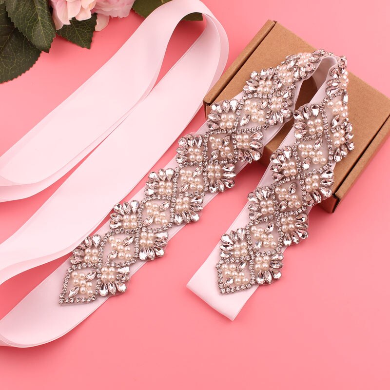 Bruids Jurk Riem Dames Riem Trouwjurk Riem Parel Kristal Riem Belangrijke Gelegenheid Bruiloft Accessoires