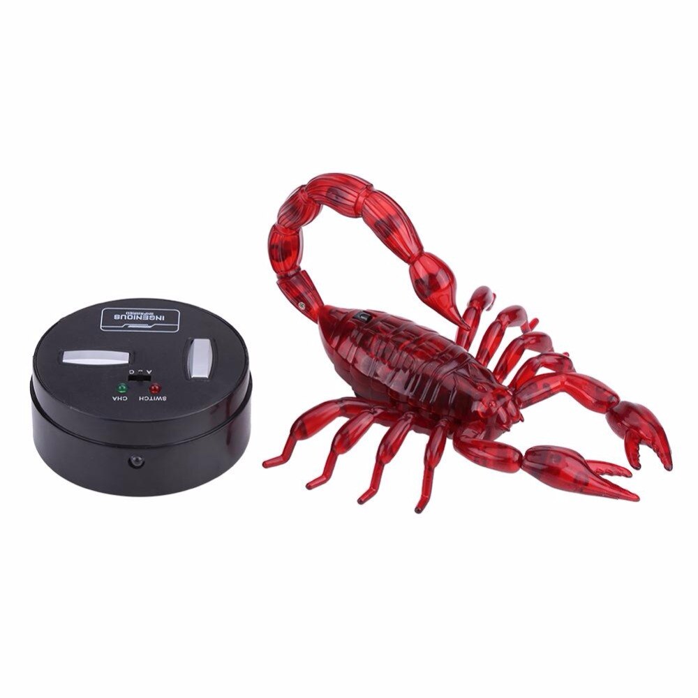 Rc scorpion legetøj infrarød fjernbetjening dyr scorpion model legetøj rc dyr jul praktiske vittigheder til børn