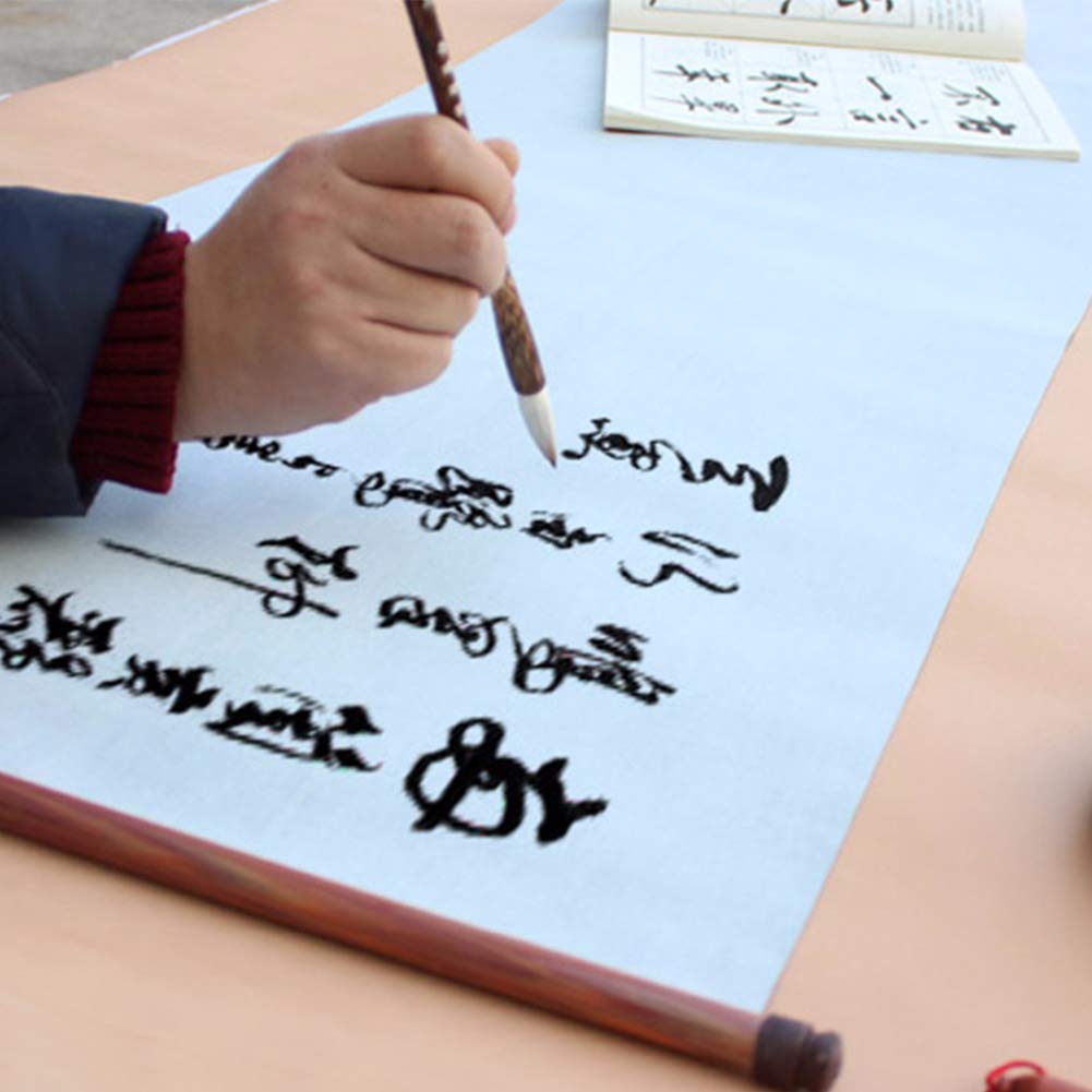 Rouleau de peinture pratique de calligraphie Chniese de tissu d'écriture d'eau magique réutilisable