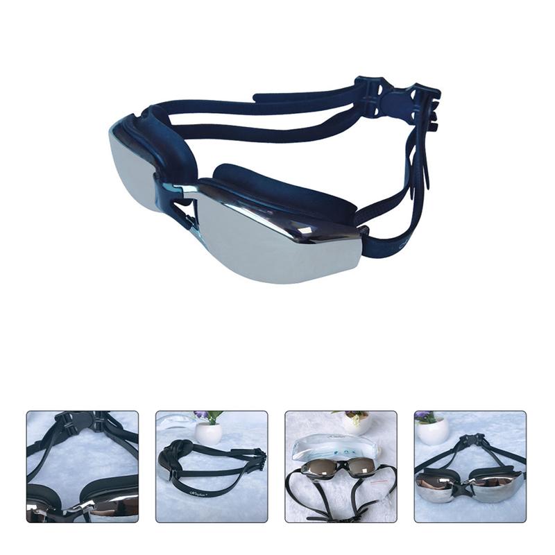 1 Pair Myopia Swimming Goggles Anti-fog Swim Glasses for Men Women