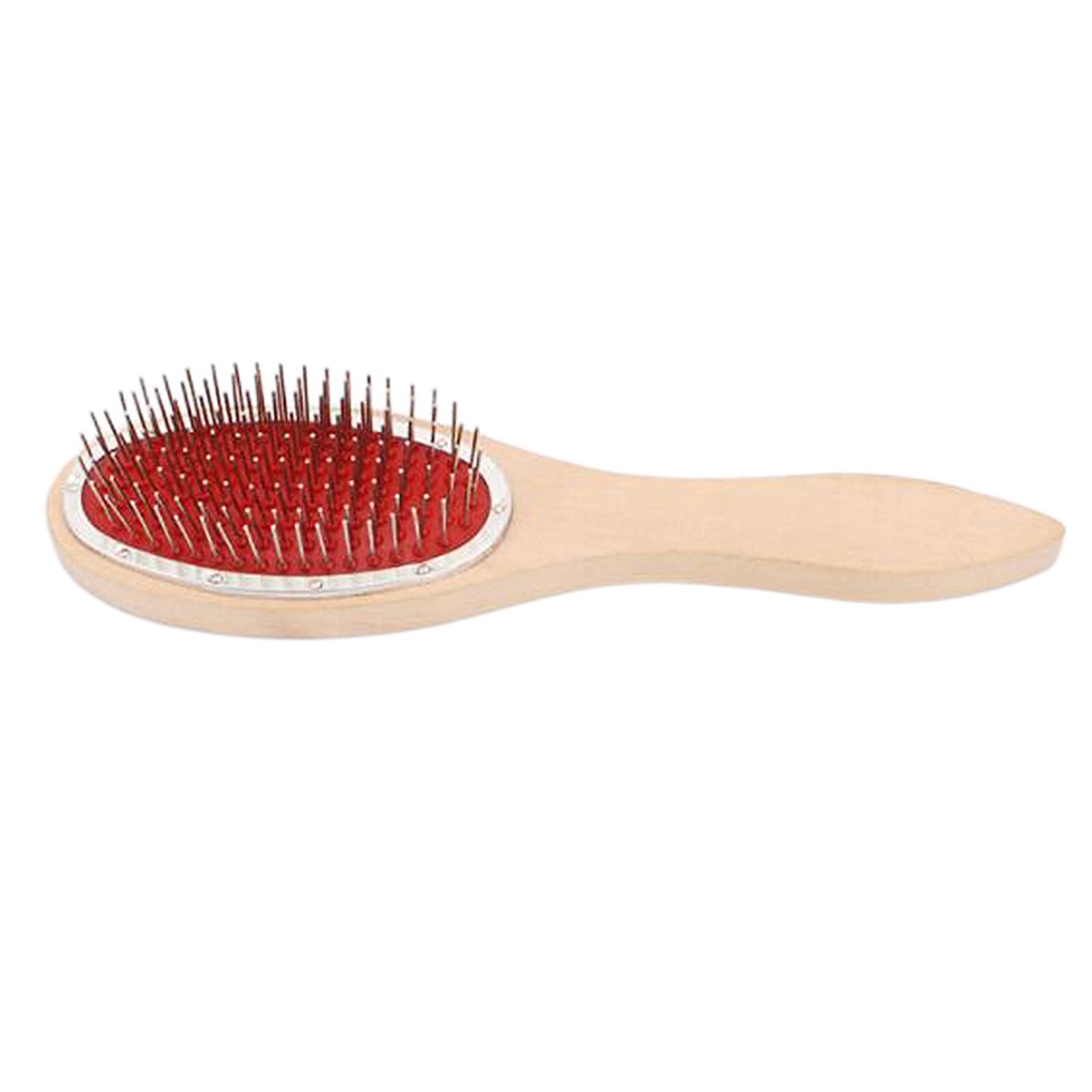 Anti Static Wood Comb Detangling Steel Tooth Wig Hair Extensions Travel Mini Wig Styling Products Hair Brushes