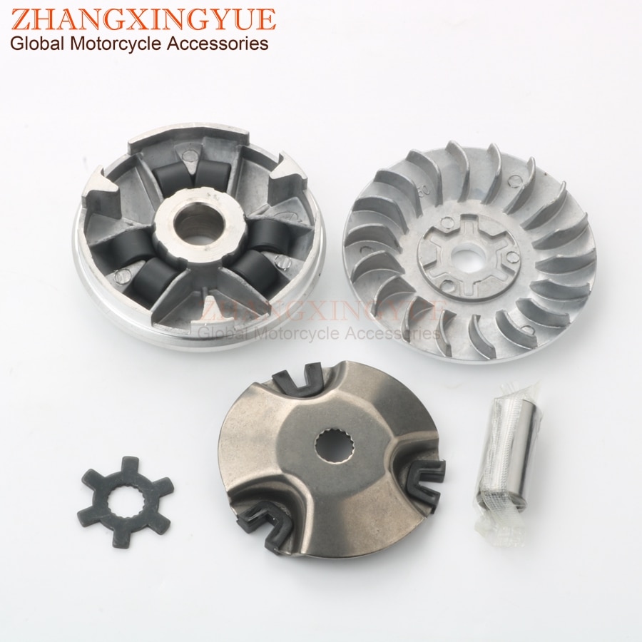 Scooter Variator kit & 13mm Star Washer for Minarelli MBK MachG 50 Nitro Naked Ovetto 50 Stunt Naked 50cc AC LC 2-stroke