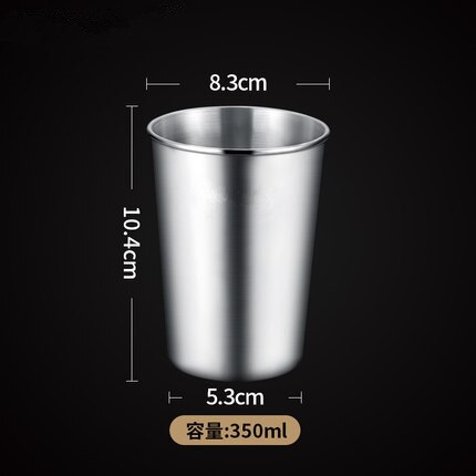 stainless steel drink Cup stainless steel beer mugs: 350ml