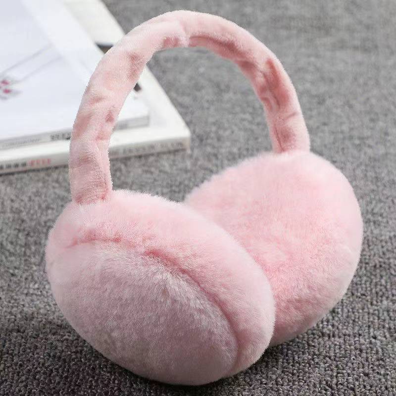 Foldable Stretch Soft Earmuffs for Women Men Warm Cute Plus Velvet Earmuffs Winter Ladies Cold Protection Ear-Muffs