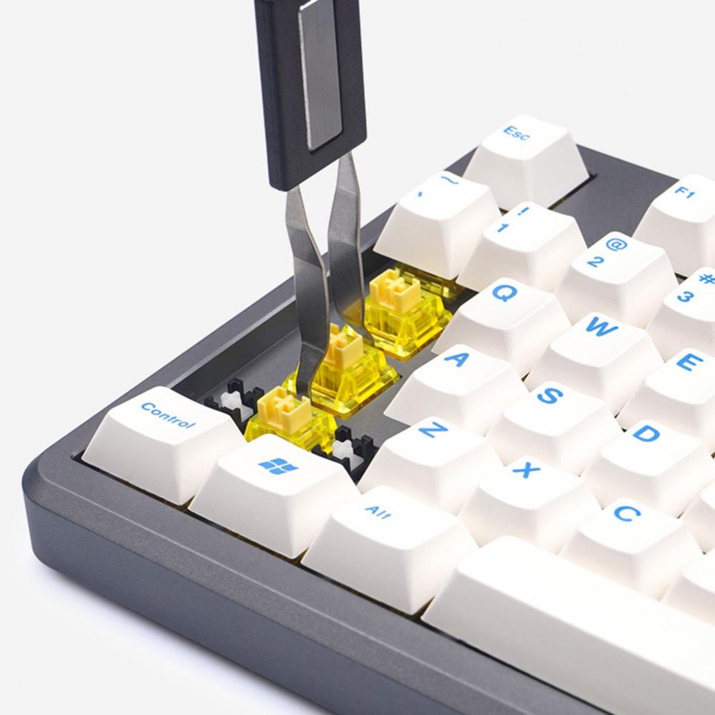 Keycap Puller uniwersalny uchwyt antypoślizgowy Keycap Remover metalowa klawiatura komputerowa Cap Extractor do klawiatury mechanicznej