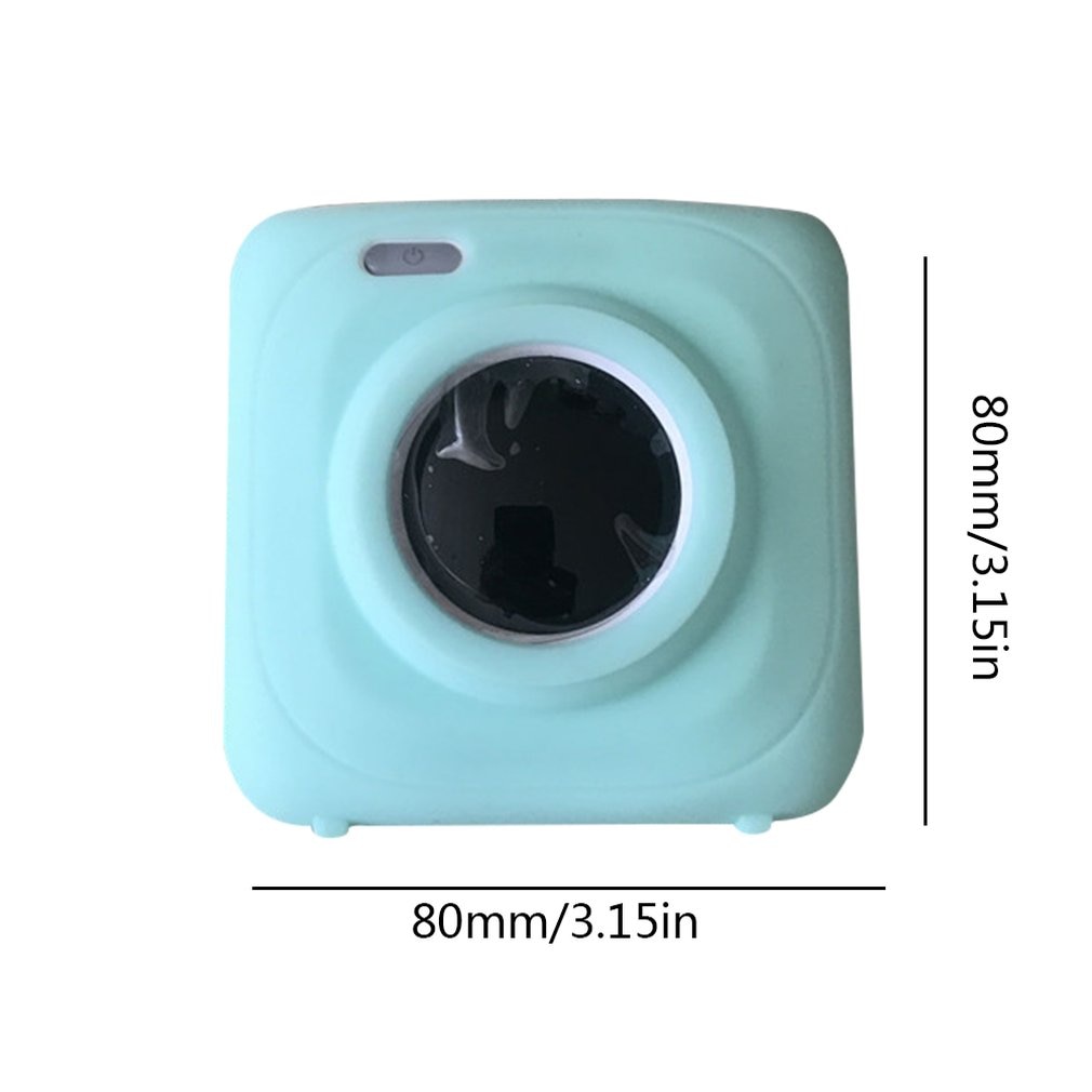 Impresora fotográfica instantánea portátil, impresora térmica, electrónica de oficina, funda protectora de silicona