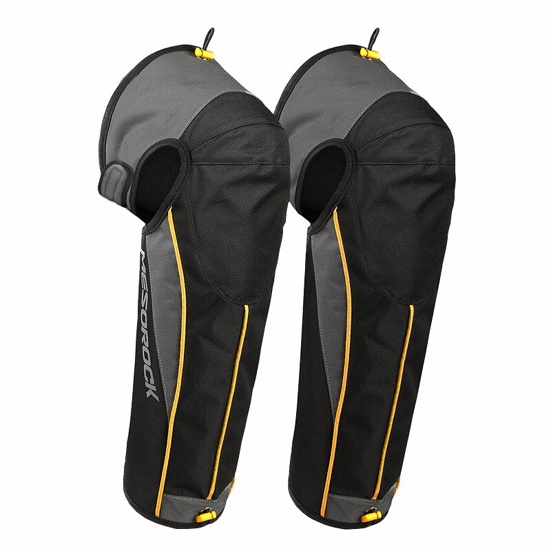 Genouillères de moto chaudes d&#39;hiver, jambières coupe-vent, épais, Plus velours, protection Anti-chute intégrée: Default Title