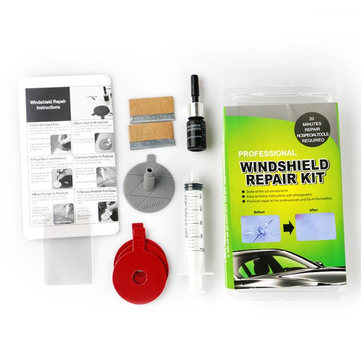Kit Réparation Pare-brise Fissuré Professionnel - Neuf Pour Bricolage Ou Pro