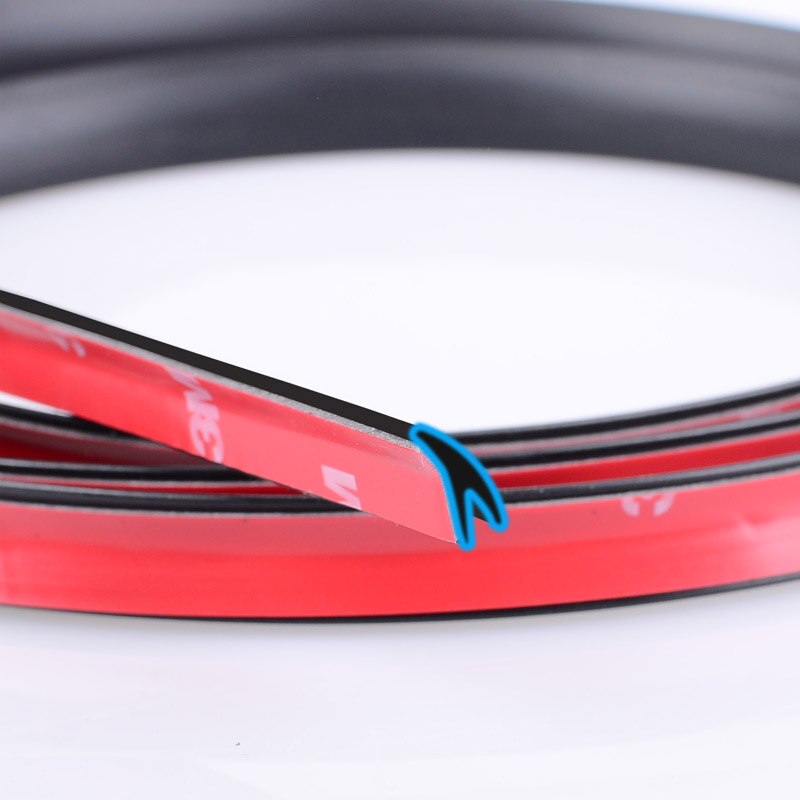 1/2/3 meters Car Sealing Strip Sticker Dustproof Waterproof Sound Insulation Auto Window Gap Protection Car Seal Strip Protector