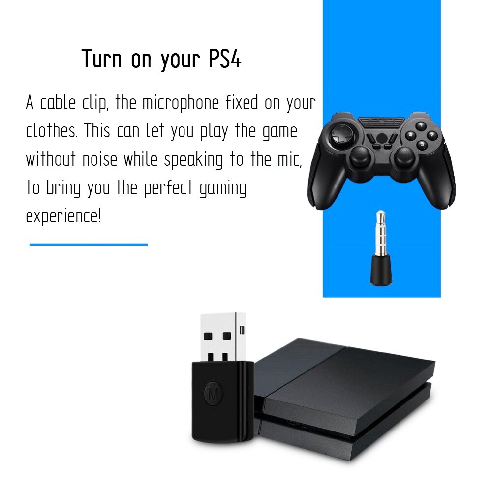 3,5mm USB Bluetooth Adapter 4,0 EDR USB Blutooth Dongle Musik MP3 Reciever für PS4 Stabile für Bleutooth Headsets Aux adaptador