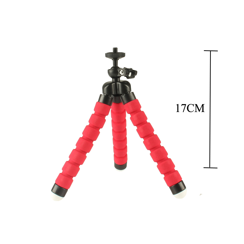 mini elastyczny statyw ośmiornica lekki uchwyt na stół klips robić telefonu pilot Bluetooth robić iPhone 11 zawodowiec XS Max XR 5 6s 7 8 plus