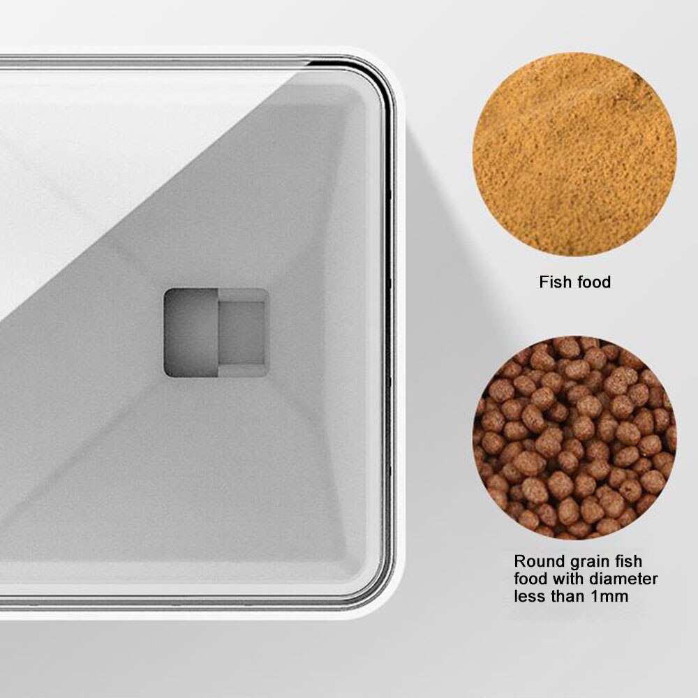 portato digitale acquario pesce carro armato 500ml intelligente digitale Alimentatore Automatico di Pesce con Timer di Alimentazione Animale Domestico Distributore di Cibo per Pesci