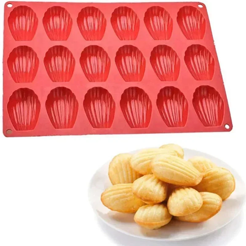 Mini Lebensmittel Klasse Madeleine Silikon Kuchen bilden Cookie bilden DIY Hülse Backform bilden Küche Backformen Zubehör