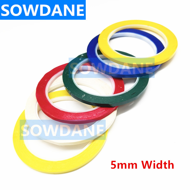 Bande annulaire de Code dentaire multicolore, 1 rouleau/2 rouleaux, pour Instruments dentaires, matériau de dentiste Autoclavable, longueur 65m, largeur 3mm/5mm