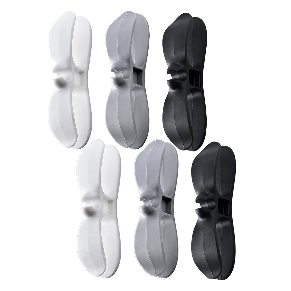 6 Pcs Power Cord Fixed Wire Clamp Cable Organizer Kitchen Mounted Plug Cable DataCableOrganizer Kitchen Appliance Winding Device: Default Title